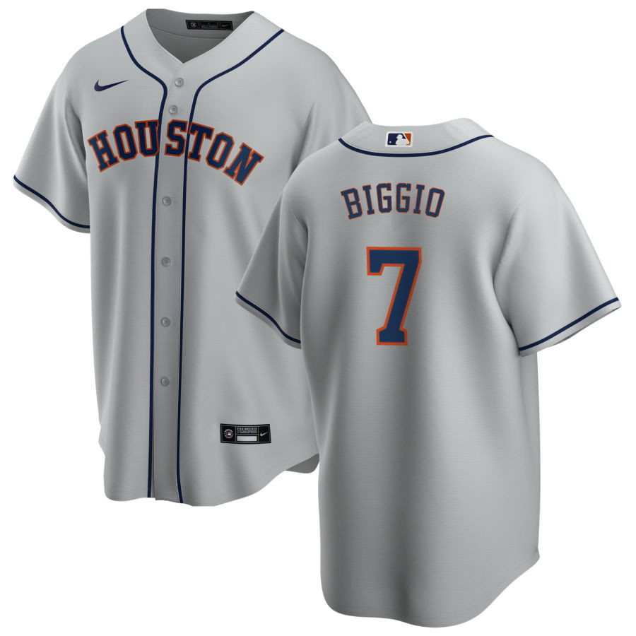 Nike Men #7 Craig Biggio Houston Astros Baseball Jerseys Sale-Gray